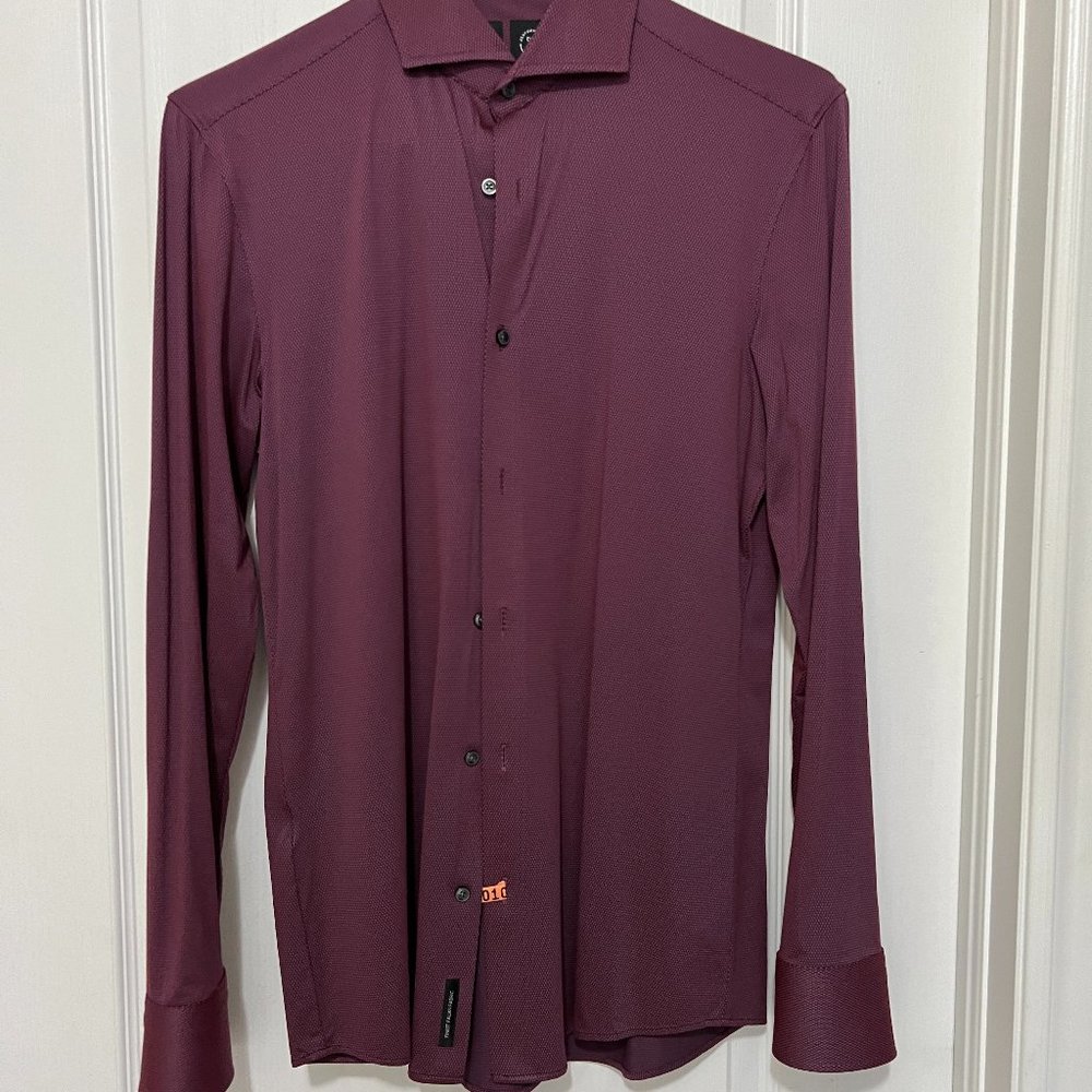 Hugo Boss Men's Plum Long Sleeve Dress Shirt